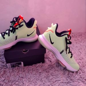 Nike Lebron Sneakers, Lime Green